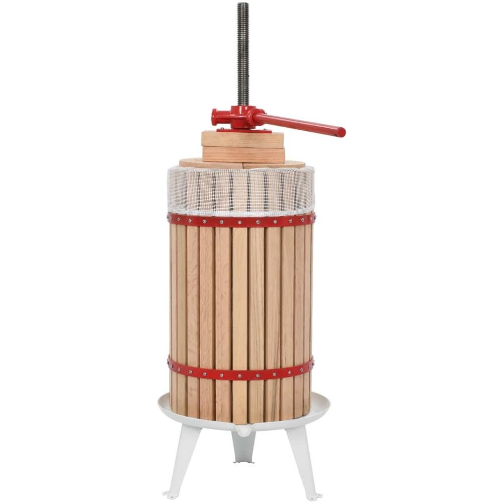 Torchio Per Frutta E Vino Con Sacco In Tessuto 30 L Rovere - Foto 1