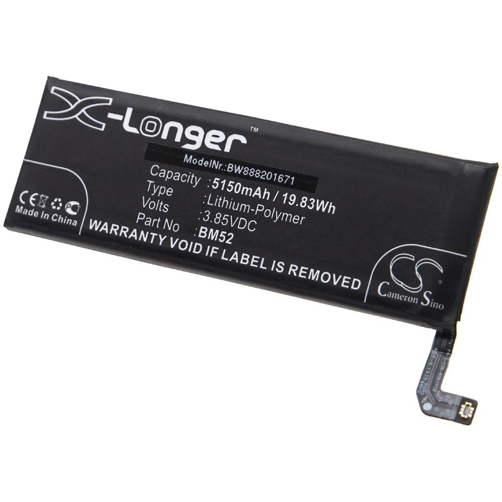 Batteria Sostituisce Xiaomi Bm52 Per Smartphone Cellulare (5150mah, 3,85v, Li-poly)  - Foto 1