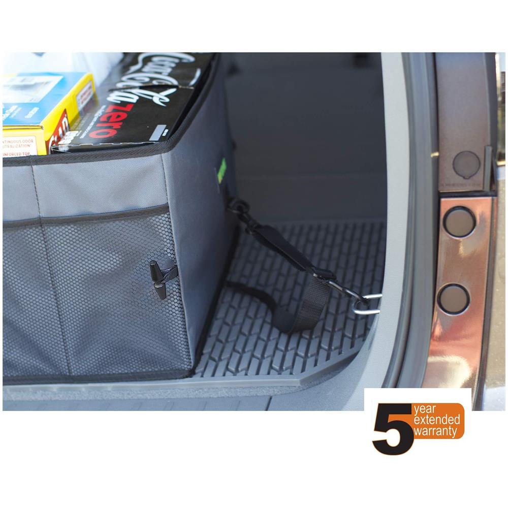 Auto Organizer Da Unit Auto Prodotti - Stoccaggio Con Cravatta Gi Le Cinghie Best For Tidy Auto Organizzazione Boot Maintenance Antiscivolo Sicuro Tote Di Corsa Pieghevole - Foto 2