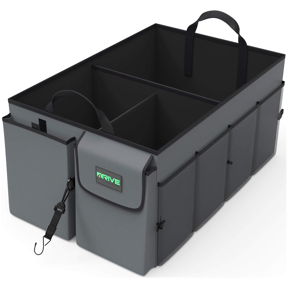 Auto Organizer Da Unit Auto Prodotti - Stoccaggio Con Cravatta Gi Le Cinghie Best For Tidy Auto Organizzazione Boot Maintenance Antiscivolo Sicuro Tote Di Corsa Pieghevole - Foto 1