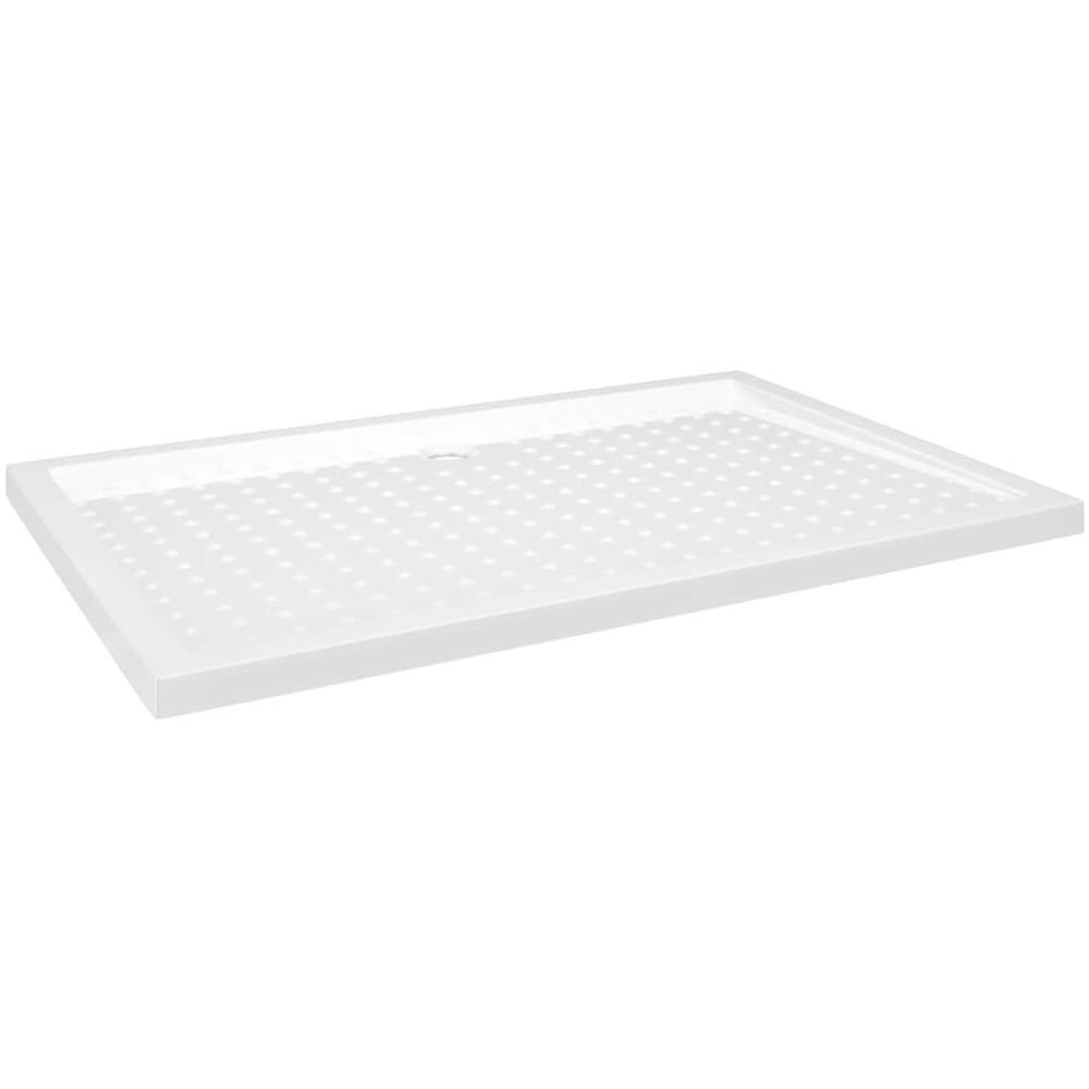 Piatto Doccia Con Superficie Puntinata Bianco 80x120x4cm Abs - Foto 2