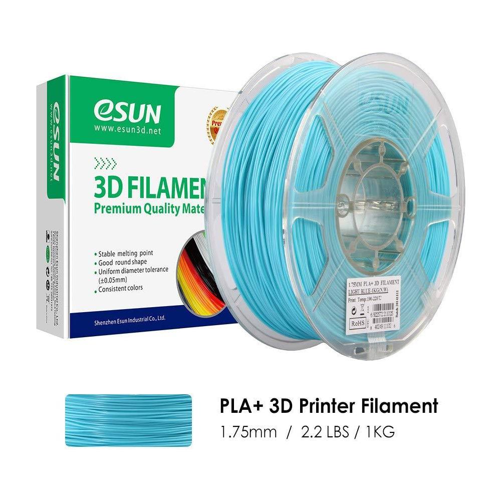 Pla Stampante 3d Ad Incandescenza 175 Millimetri Pla Inoltre Filamento Dimensionale Precisione - 003 Mm 22 Libbre (1kg) Spool Di Stampa 3d Incandescenza Per Stampanti 3d Blue Light - Foto 1