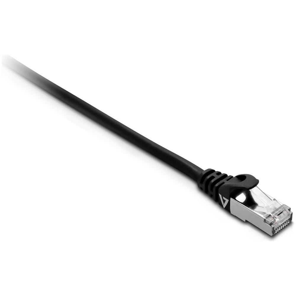CAT7 SFTP Patch Cable 1m nero, RJ-45, RJ-45, Maschio / maschio, Cat7, S / FTP (S-STP) , Nero - Foto 1