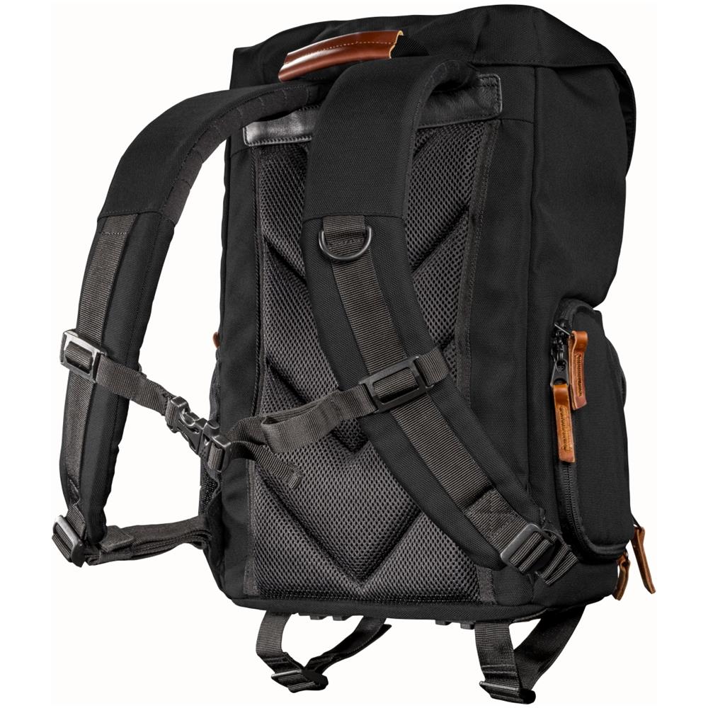 Luis Junior Retro Foto Zaino (con applicazioni in vera pelle, con custodia impermeabile, Flexible einteilung e tasca per tablet per 1 X Fotocamera DSLR, 1 - 2 obiettivi e foto di vari) Verde - Foto 2