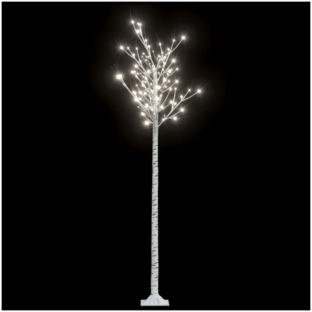 Albero Natale 200 LED 2,2m Salice Bianco Freddo Interno Esterno - Foto 2
