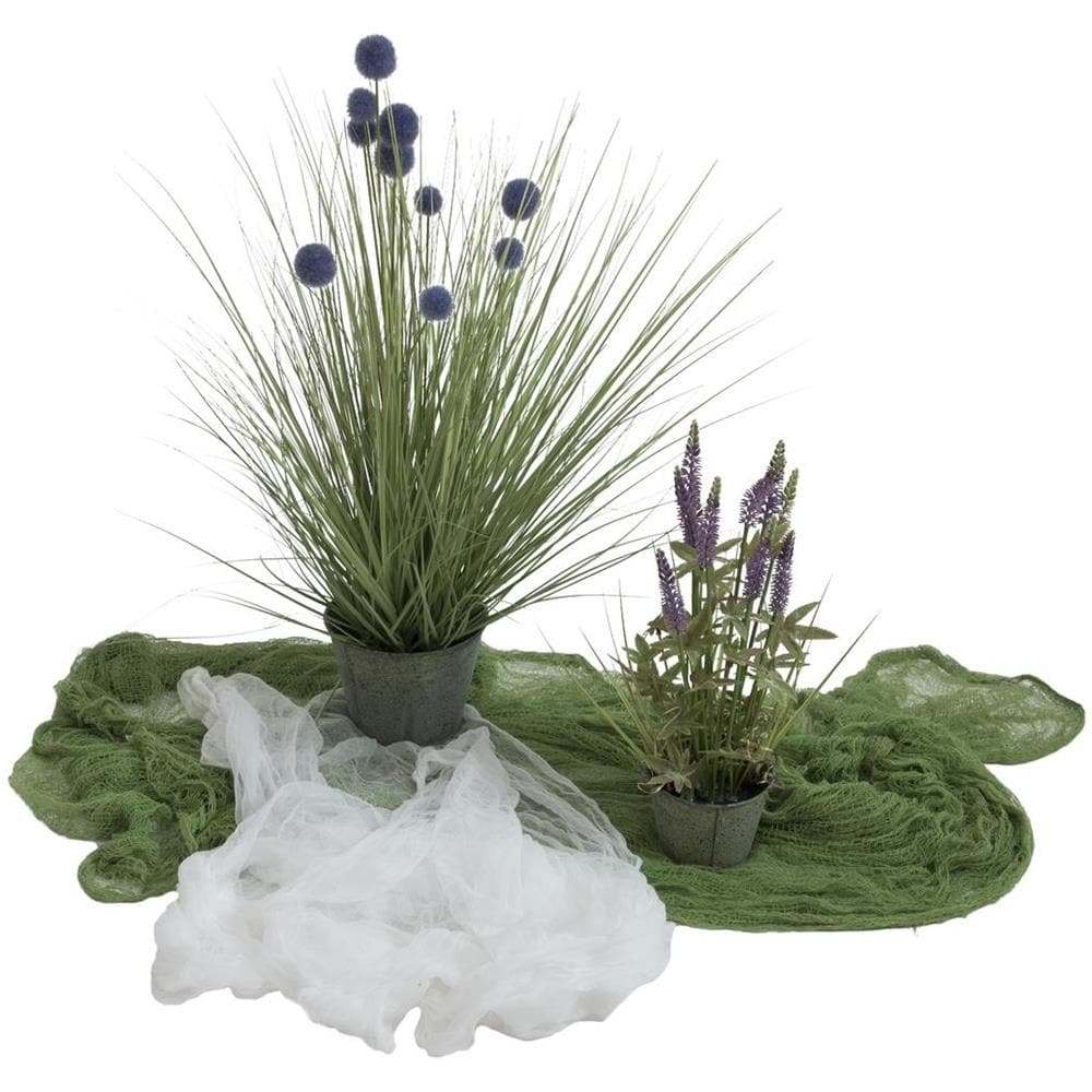 Deco Fabric, Fine, White, 165x400cm - Foto 1