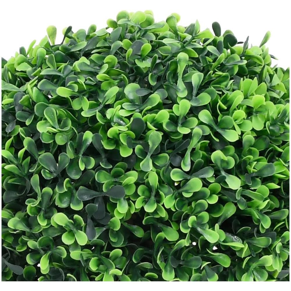 Piante Di Bosso Artificiale 2 Pz A Sfera Con Vaso Verde 27 Cm - Foto 3