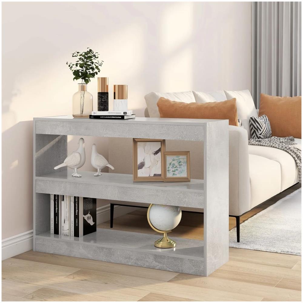 Libreria / divisorio Grigio Cemento 100x30x72 Cm - Foto 1