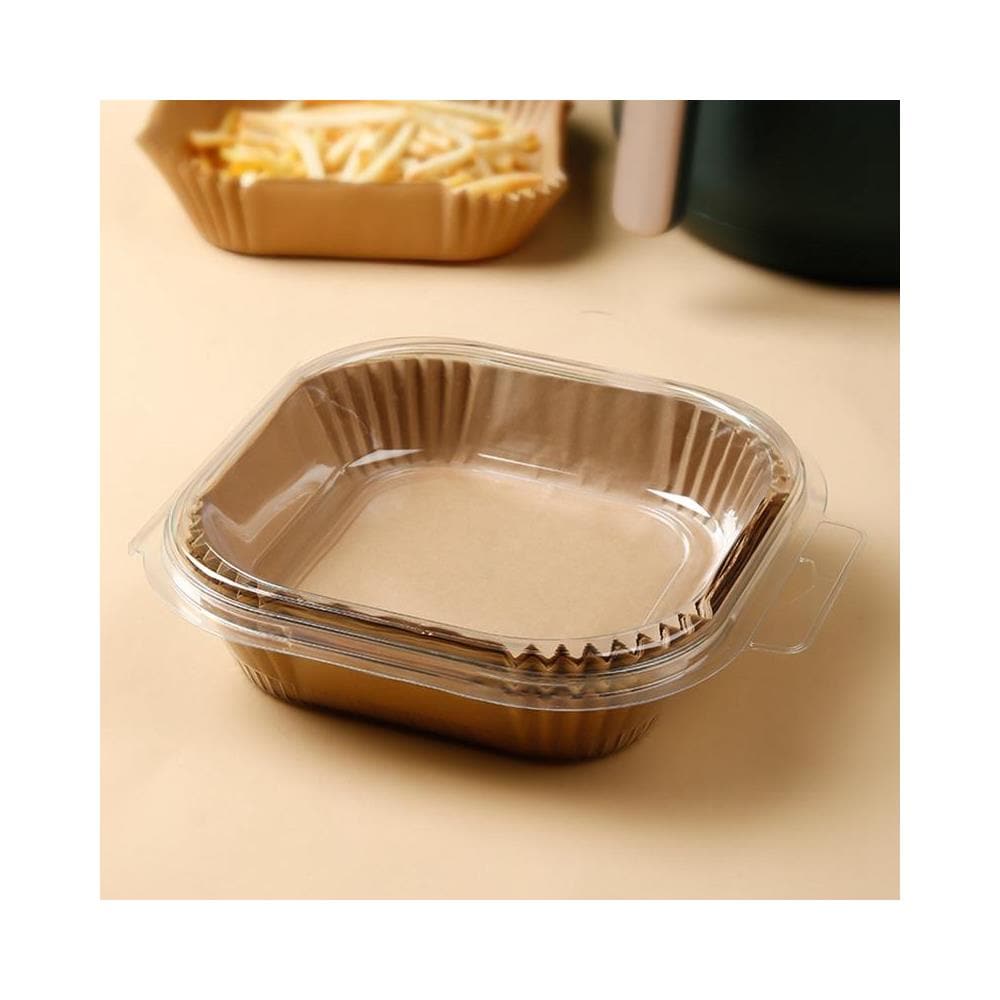 Inserto Carta Friggitrice Ad Aria Carta Usa E Getta 16 Cm 50 Pezzi Nature - Foto 1