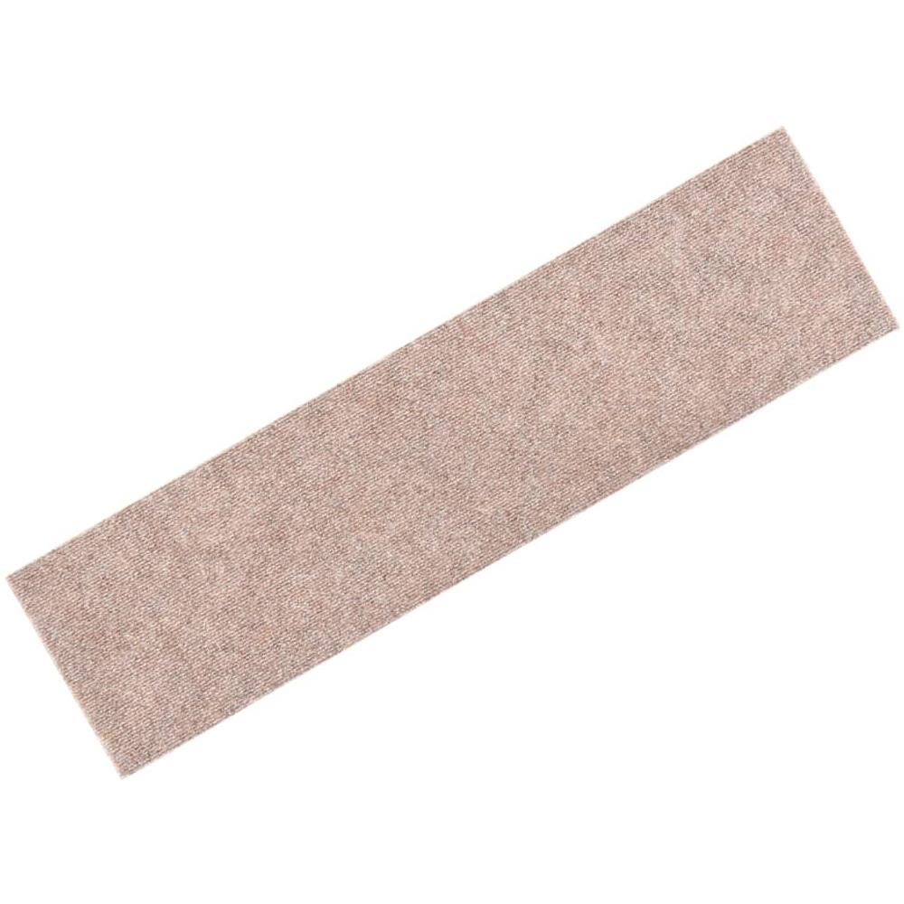 Tappeti Adesivi Rettangolari Scale 15 Pz 76x20cm Marrone Chiaro - Foto 1