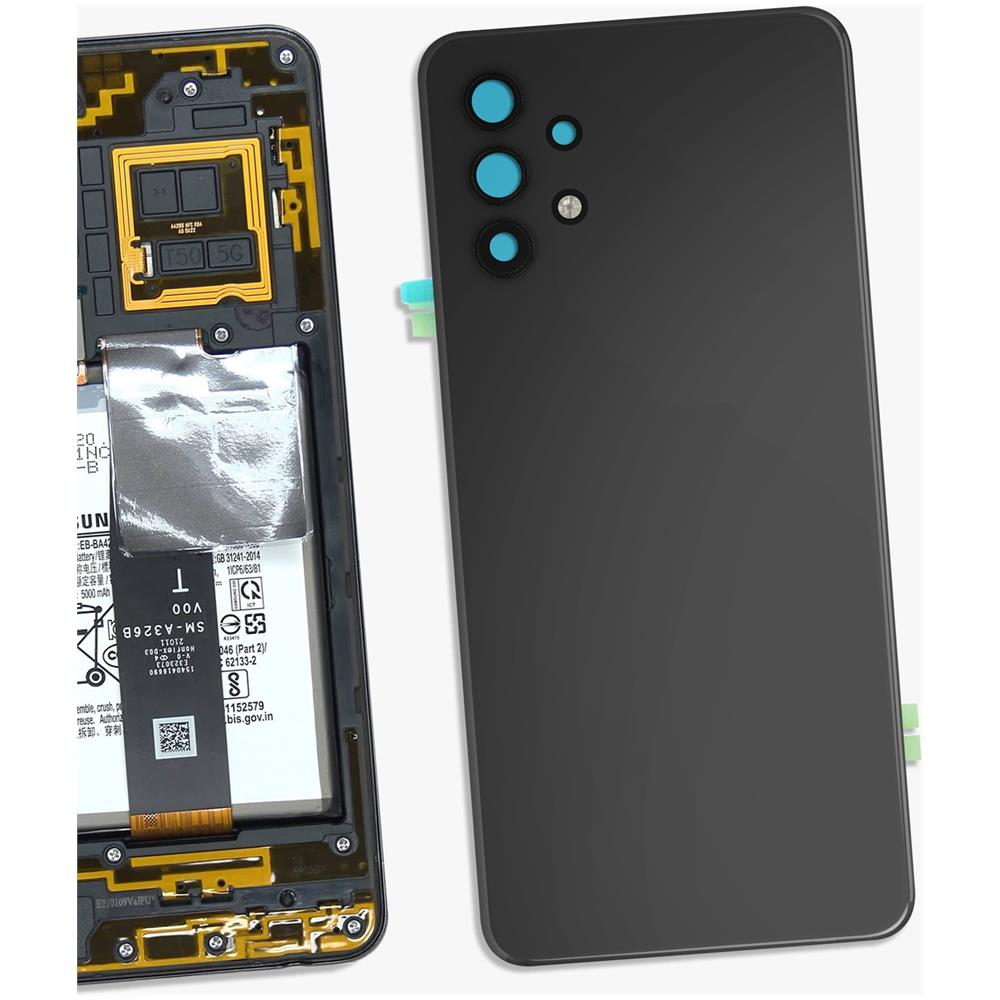 Copribatteria Di Ricambio Per Samsung Galaxy A32 5g Compatibile Al 100% Nero - Foto 10