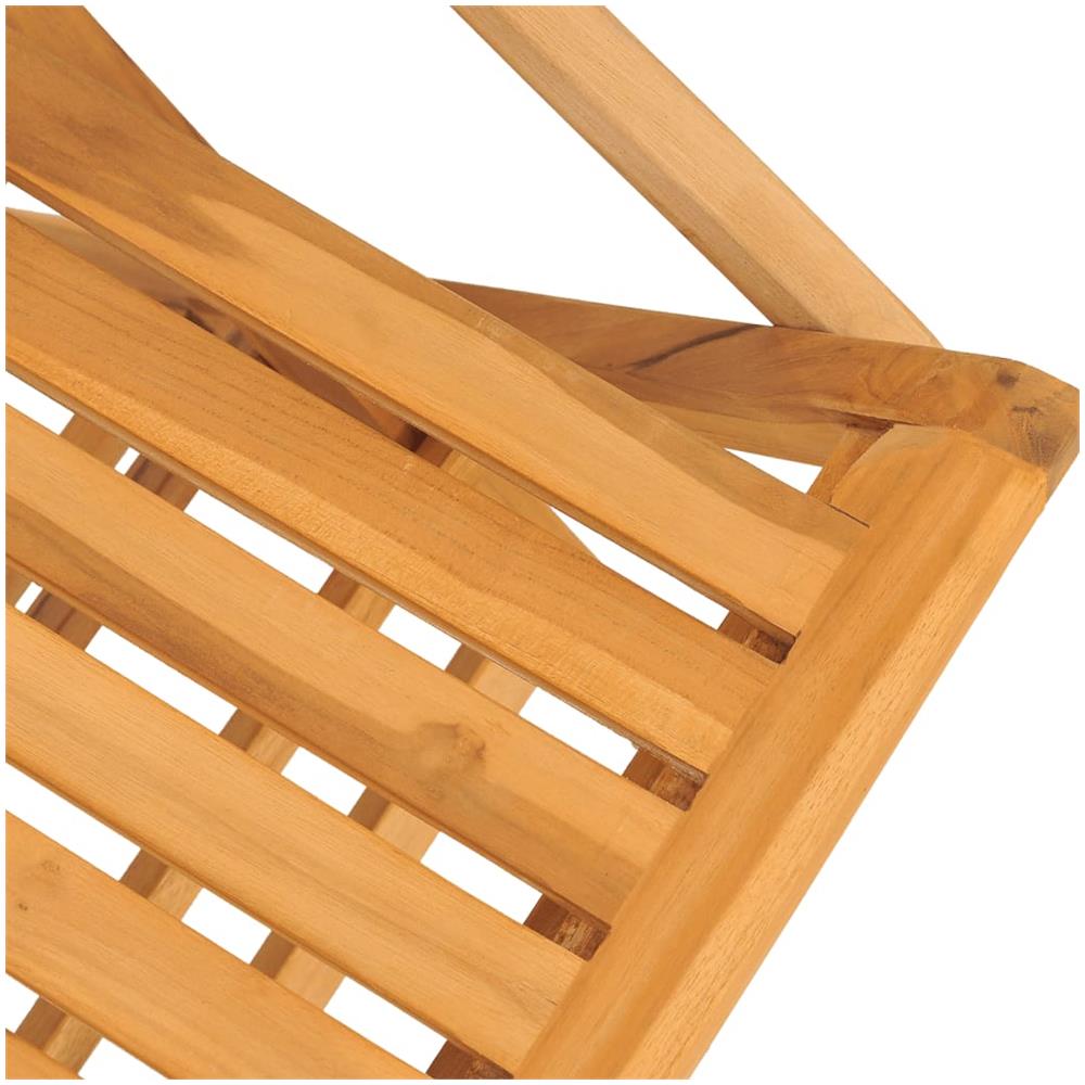 Sedie Da Giardino Pieghevoli 2pz 61x67x90cm Legno Massello Teak - Foto 2