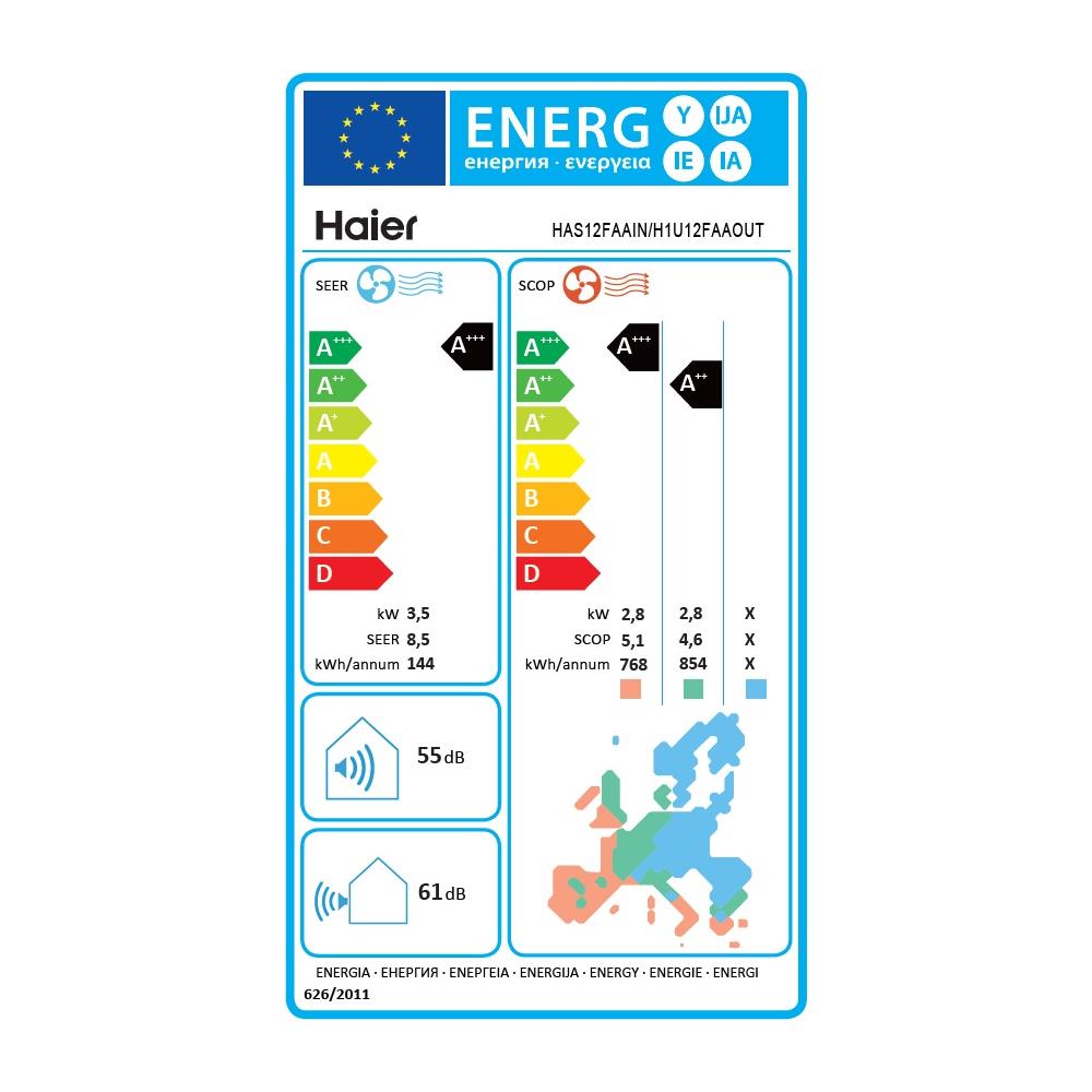 Condizionatore HAS12TAAIN 12000 Btu 4000 W Colore Bianco - Foto 2