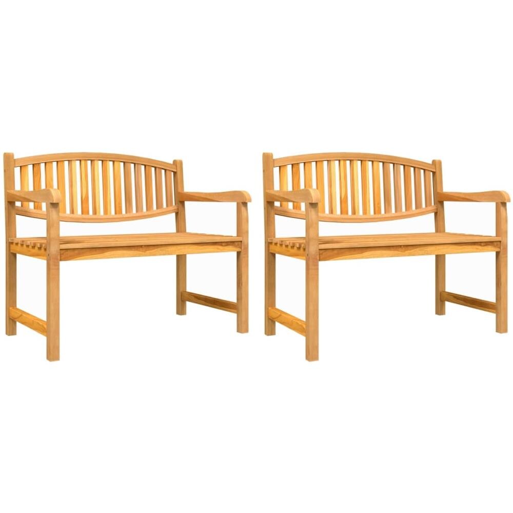 Set Da Pranzo Per Giardino 3 Pz In Legno Massello Di Teak - Foto 3