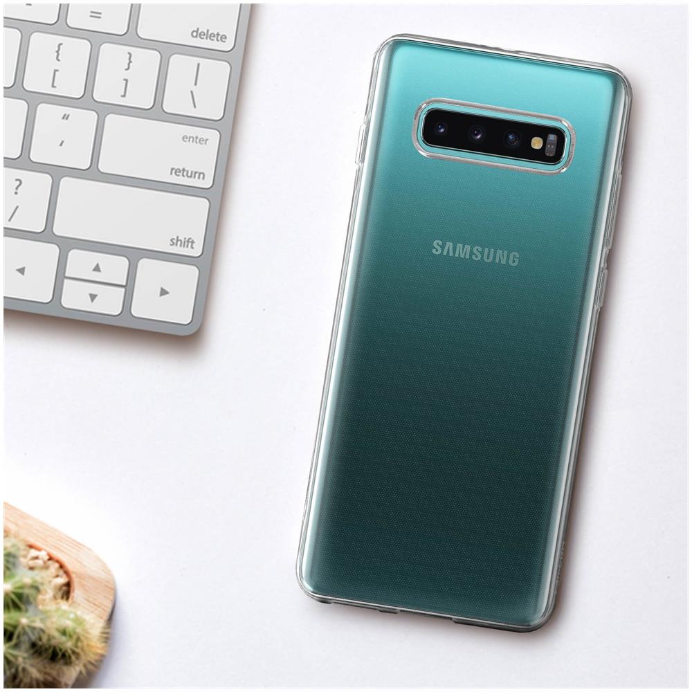 Cover Galaxy S10 Plus Morbida Silicone Gel Sottilissima Trasparente - Foto 9