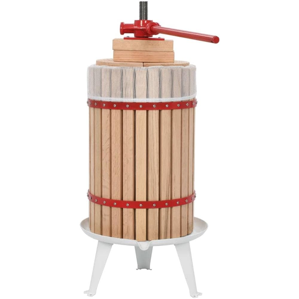 Torchio Per Frutta E Vino Con Sacco In Tessuto 24 L Rovere - Foto 1