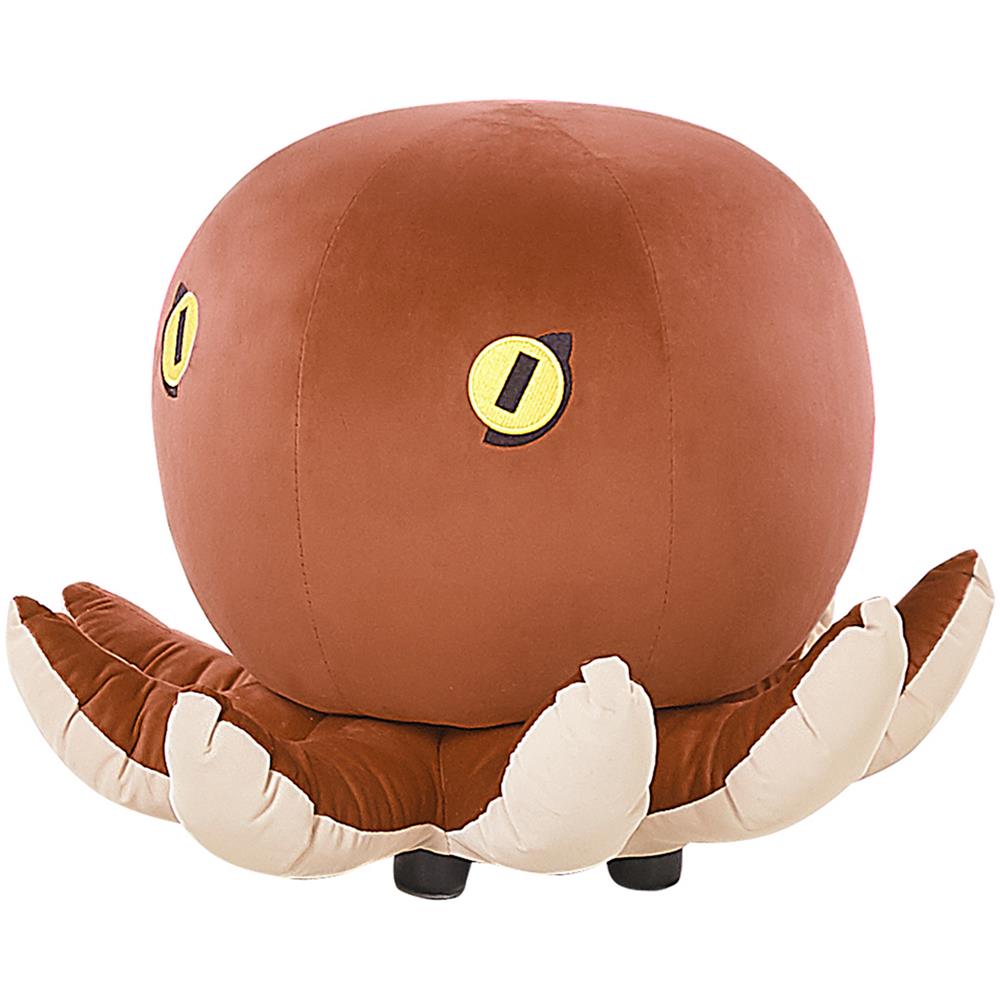 Pouf Animaletto In Velluto Marrone Octopus - Foto 1