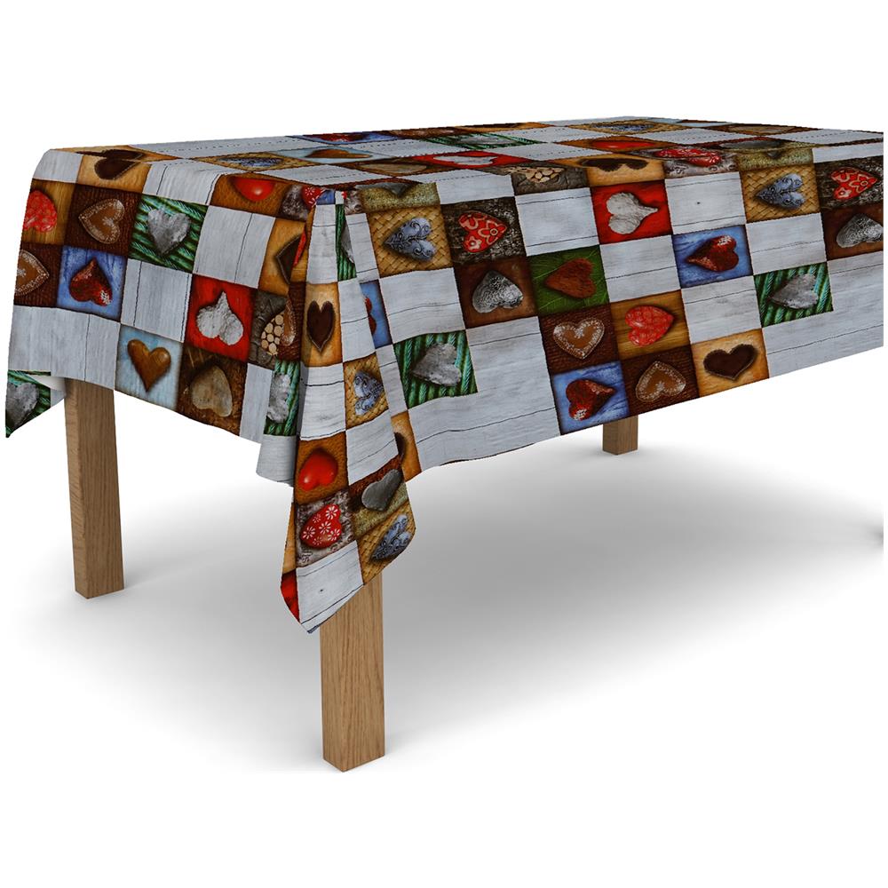 Tovaglia In Tela Cerata In Pvc Antimacchia Resistente E Facile Da Tagliare 140x200 Cm - Multicuore - Foto 1