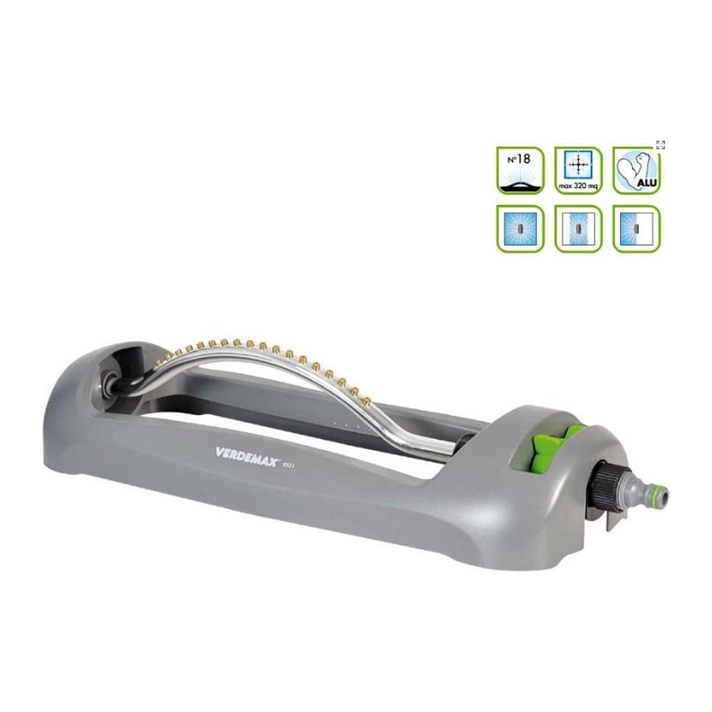 Irrigatore Oscillante Per Giardino 18 Ugelli In Ottone Fino A 320 Mq - Foto 1