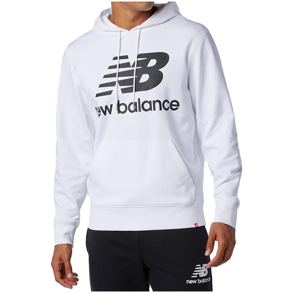 Felpa Da Uomo Con Cappuccio Stacked Logo Bianca Taglia L Codice Mt03558wt - Foto 1