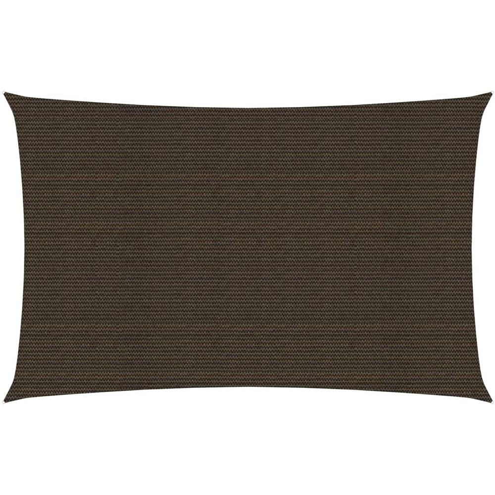Vela Parasole 160 g / m² Marrone 2,5x5 m in HDPE - Foto 1