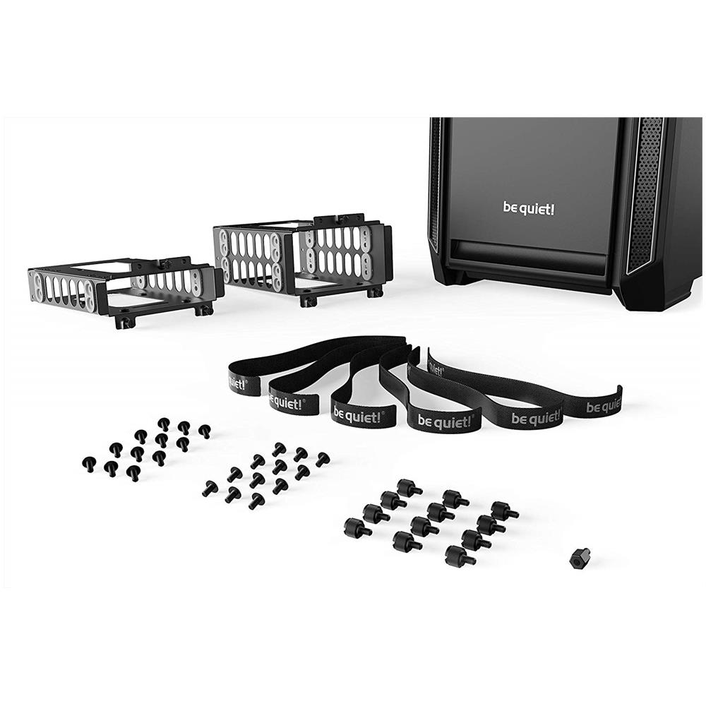 Case Silent Base 601 Window Midi Tower ATX / EATX / Micro-ATX / Mini-ITX 2 Porte USB 3.0 Colore Nero e Argento (Finestrato)  - Foto 8