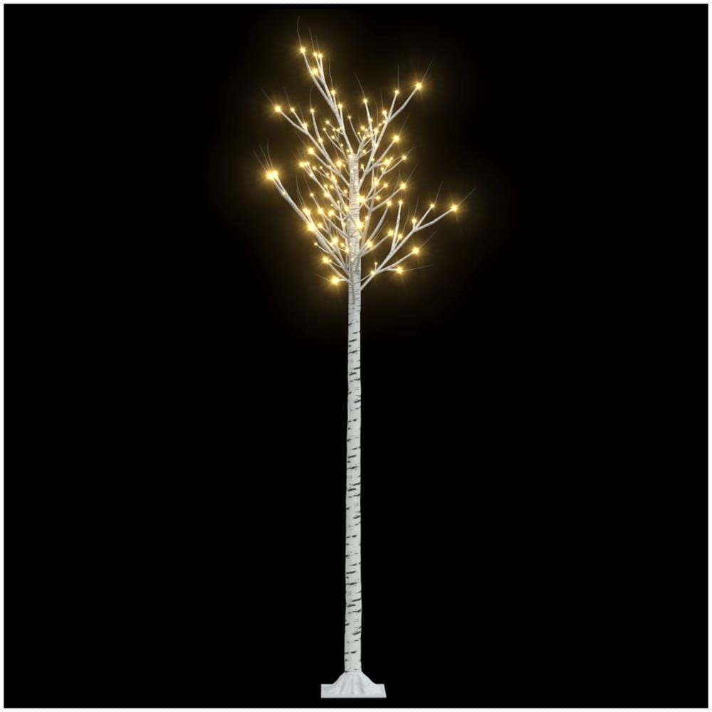 Albero Natale 200 LED 2,2 m Salice Bianco Caldo Interno Esterno - Foto 2