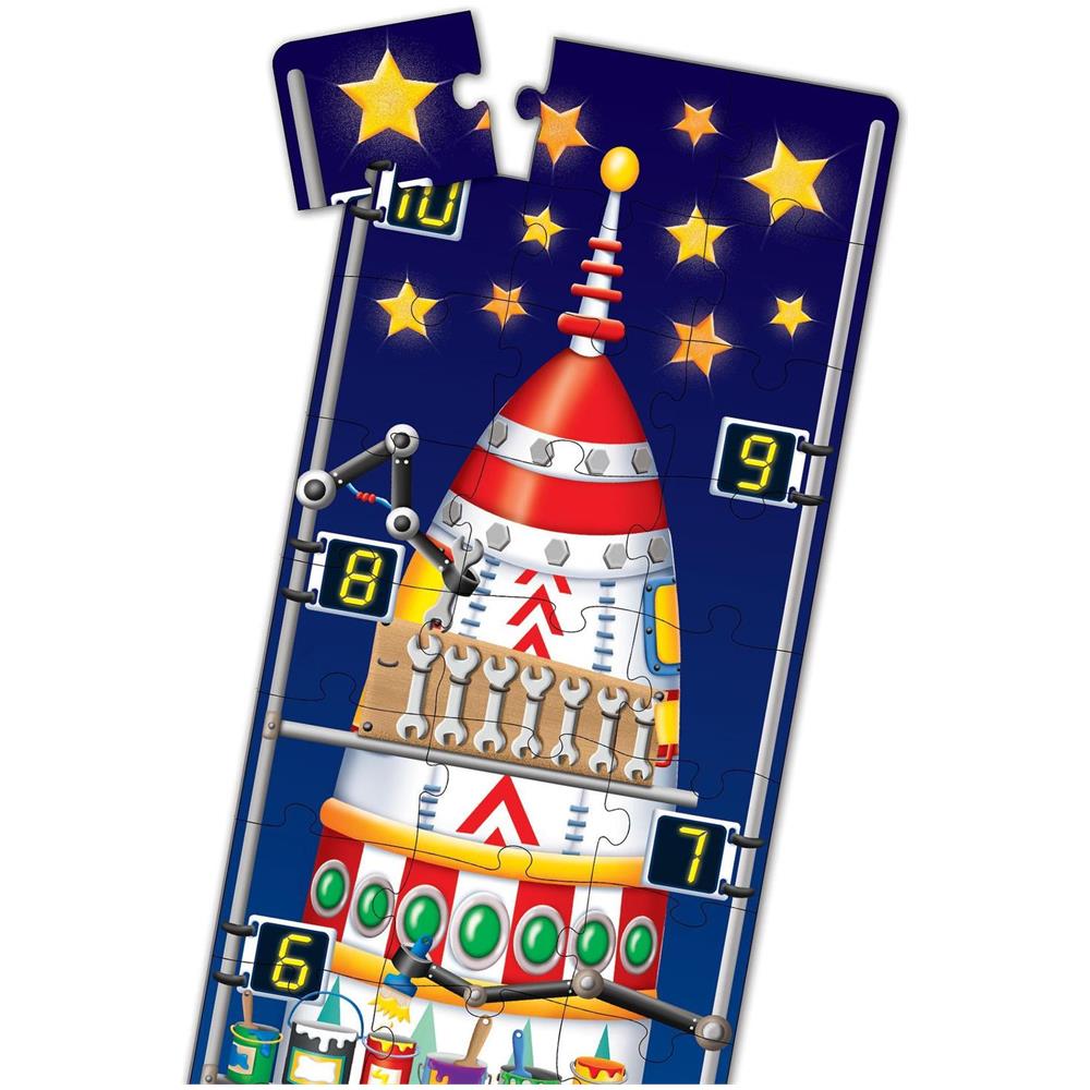 Tlj Puzzle Lunghi E Alti 123 Razzo Spaziale - Foto 1