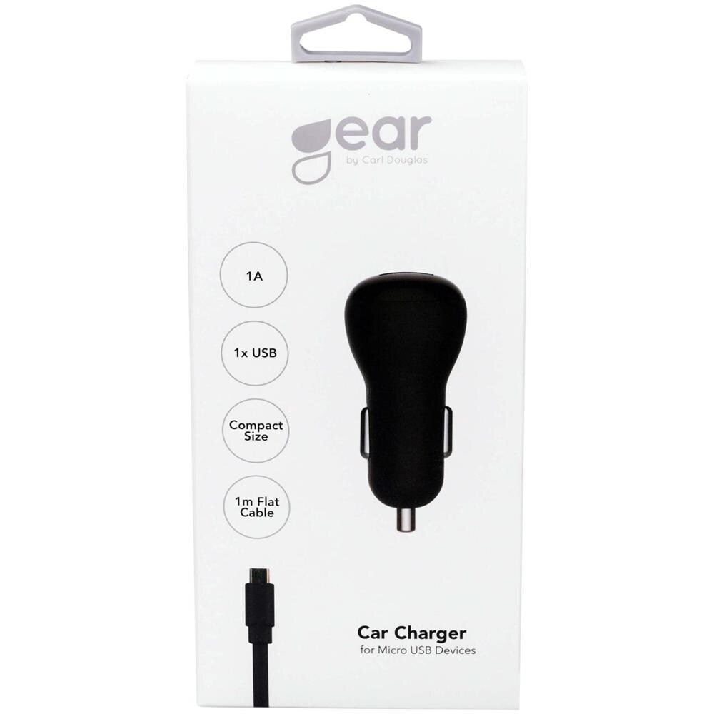 Caricabatterie 12-24v 1xusb 1a Nero Cavo Microusb Piatto 1m - Foto 2