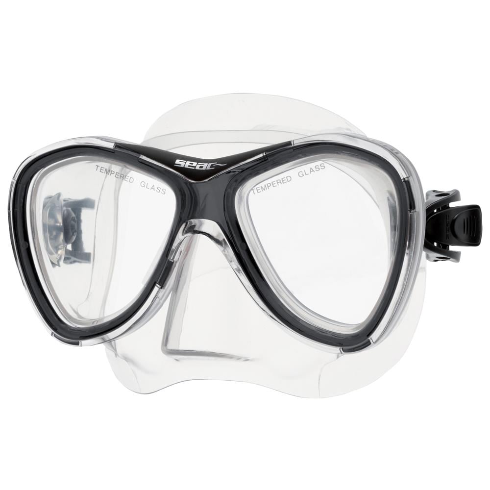 Maschera Capri Trasparente Trasparente / nero - Foto 1