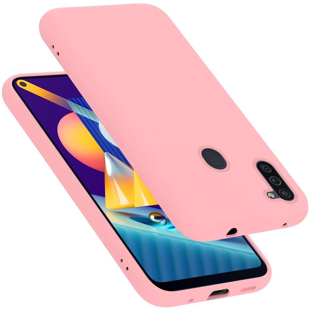 Custodia Compatibile Con Samsung Galaxy A11 / M11 In Liquid Rosa - Coperchio Protettivo In Silicone Tpu Flessibile - Foto 1
