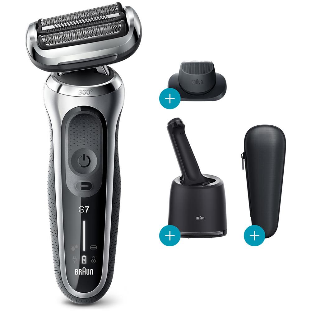 BRAUN Braun Series 7 70s7200cc Rasoio Trimmer Nero, Argento ePRICE