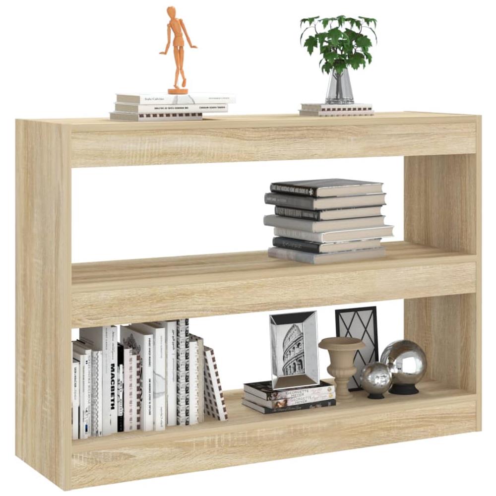 Libreria / divisorio Rovere Sonoma 100x30x72 Cm - Foto 3