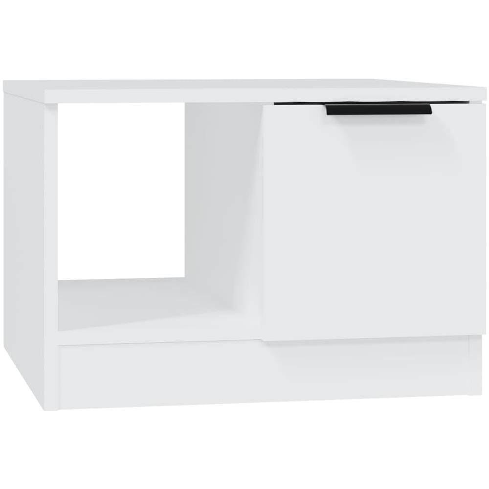 Tavolino Da Salotto Bianco 50x50x36 Cm In Legno Multistrato - Foto 1