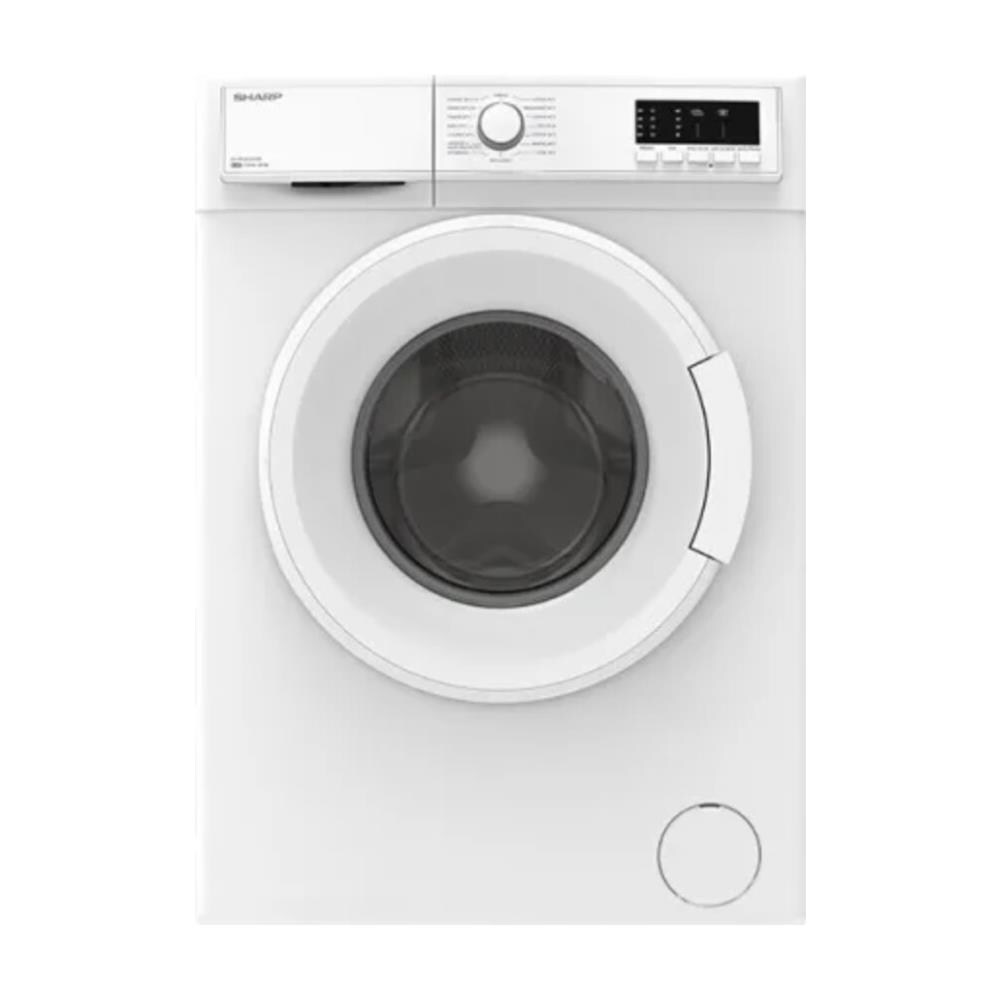 Sharp Lavatrice Frontale ES-NFA7121WD - 7kg, Classe D, 1200 Giri/min, 15 Programmi, Partenza Differita, Bianco, Dimensioni Compatte 59.7x49.7x84.5 Cm - 5