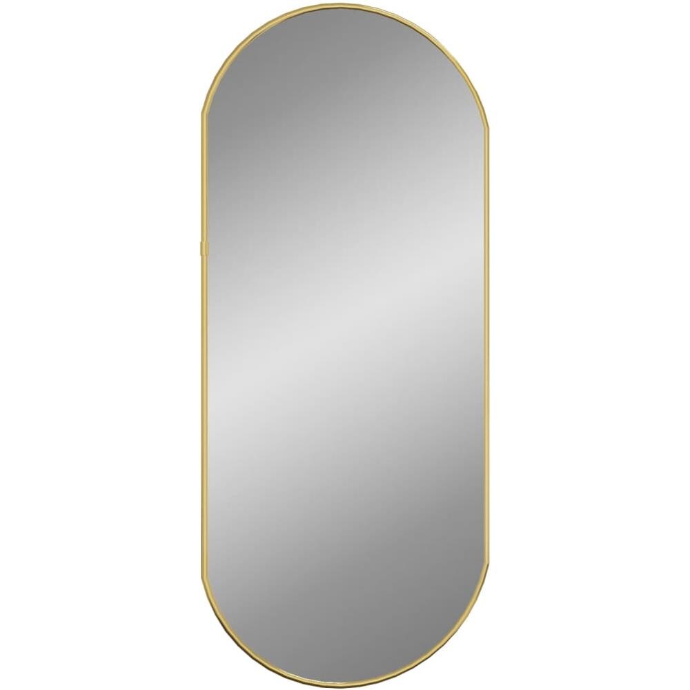 Specchio Da Parete Dorato 70x30 Cm Ovale - Foto 2