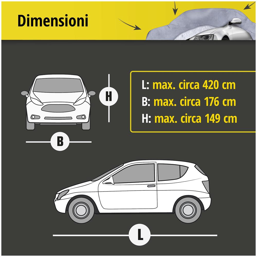 Telone Protettivo All Weather Premium Size 3 Grigio - Foto 7