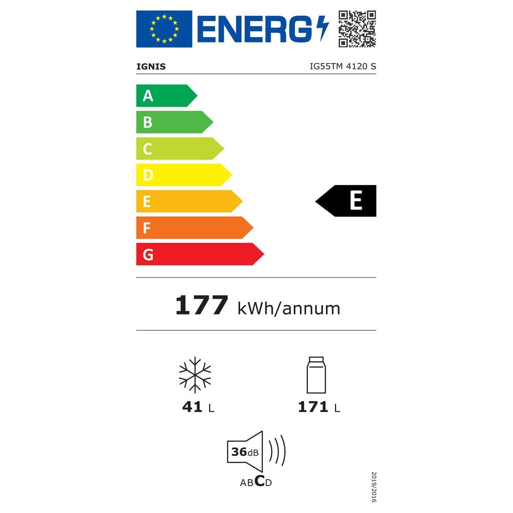 Frigorifero Doppia Porta I55TM 4120 S 1 Statico Classe Energetica E Colore Argento - Foto 2