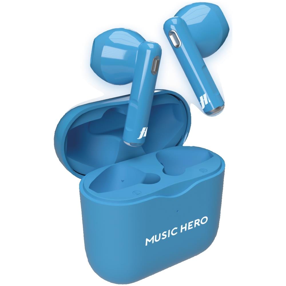 MHTWSFLUOR Auricolare True Wireless Stereo (TWS) In-ear Musica e Chiamate Blu - Foto 1