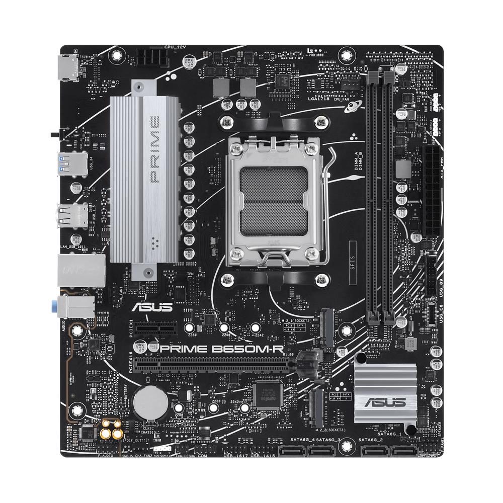 Scheda Madre Prime B650M-R Socket AM5 Chipset AMD B650 Micro-ATX - Foto 1