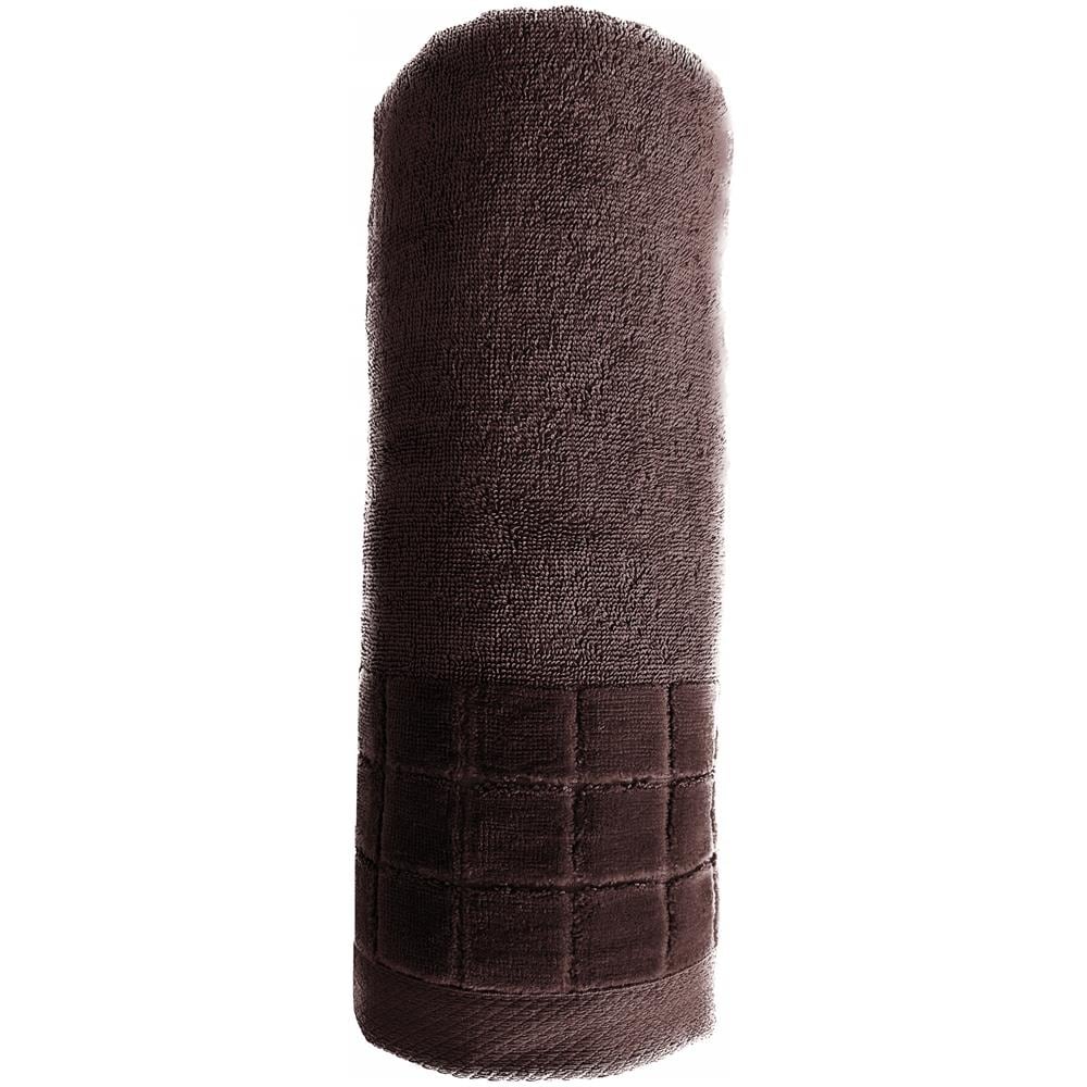 Asciugamano Larisa 70x140 cm 500 g - Marrone - 100% cotone - Morbido e assorbente - Foto 2