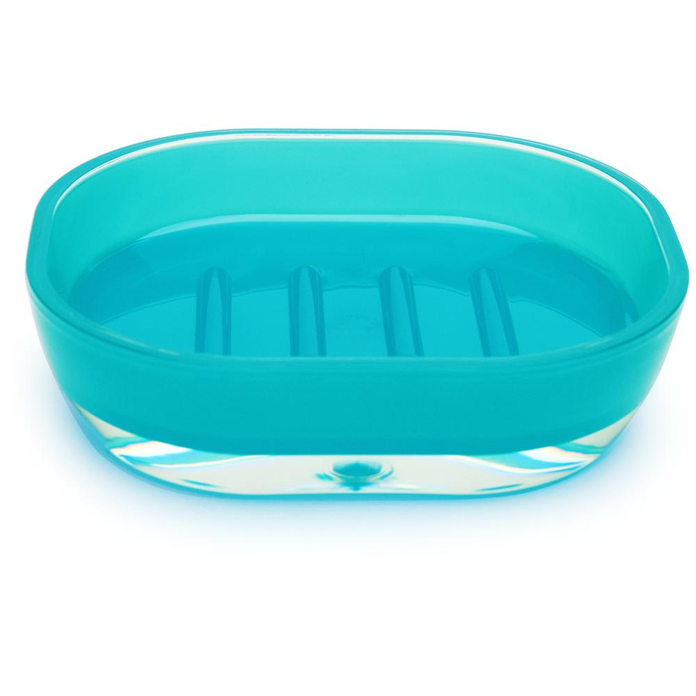 Portasapone in Plastica PS a Doppia Iniezione Blu 4 cm 46926 - Foto 1