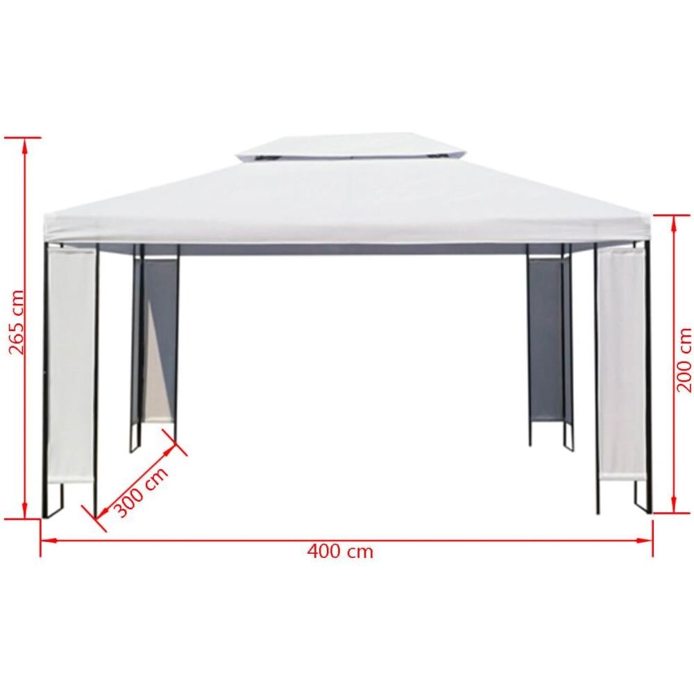 Gazebo In Acciaio 3x4 Fiore Gambo - Foto 13