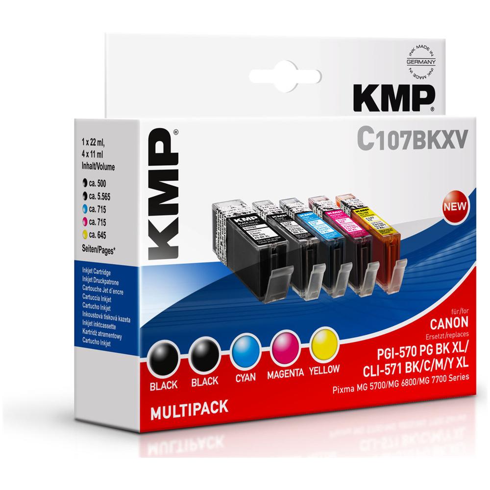 C107BKXV Multipack comp. con Canon PGI-570 / CLI-571 XL - Foto 2