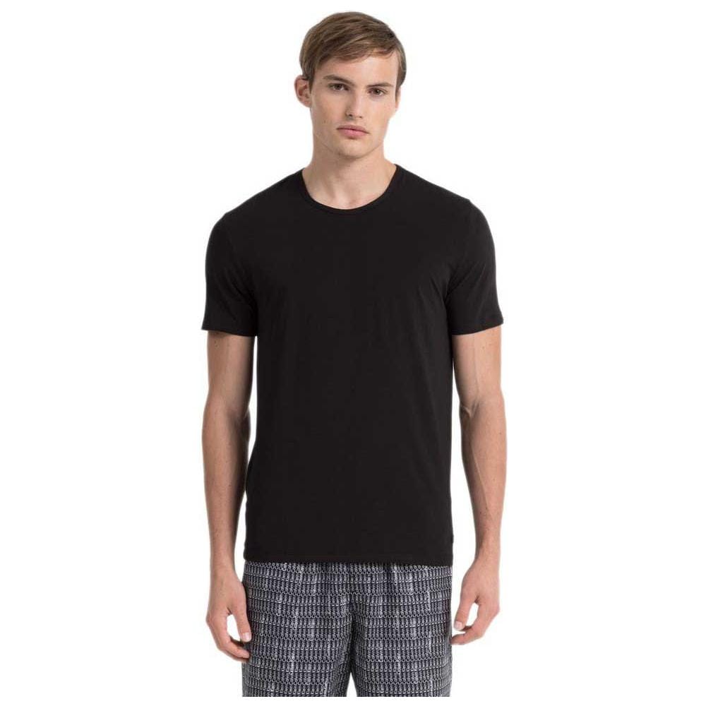 Pigiami Calvin Klein Black S / s Crew Neck Abbigliamento Uomo S - Foto 6