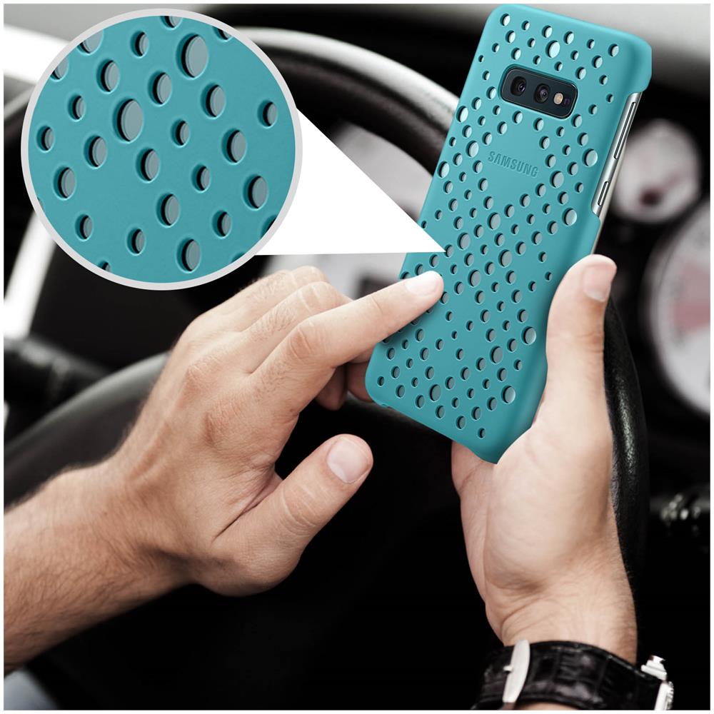 Cover protettiva originale Galaxy S10e (confezione doppia) - Nero / Verde - Foto 2