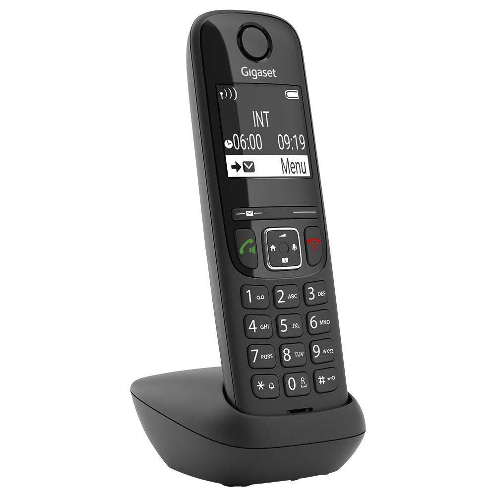 Telefono Cordless AS690 Dect con VivaVoce 100 Nomi Colore Nero - Foto 2