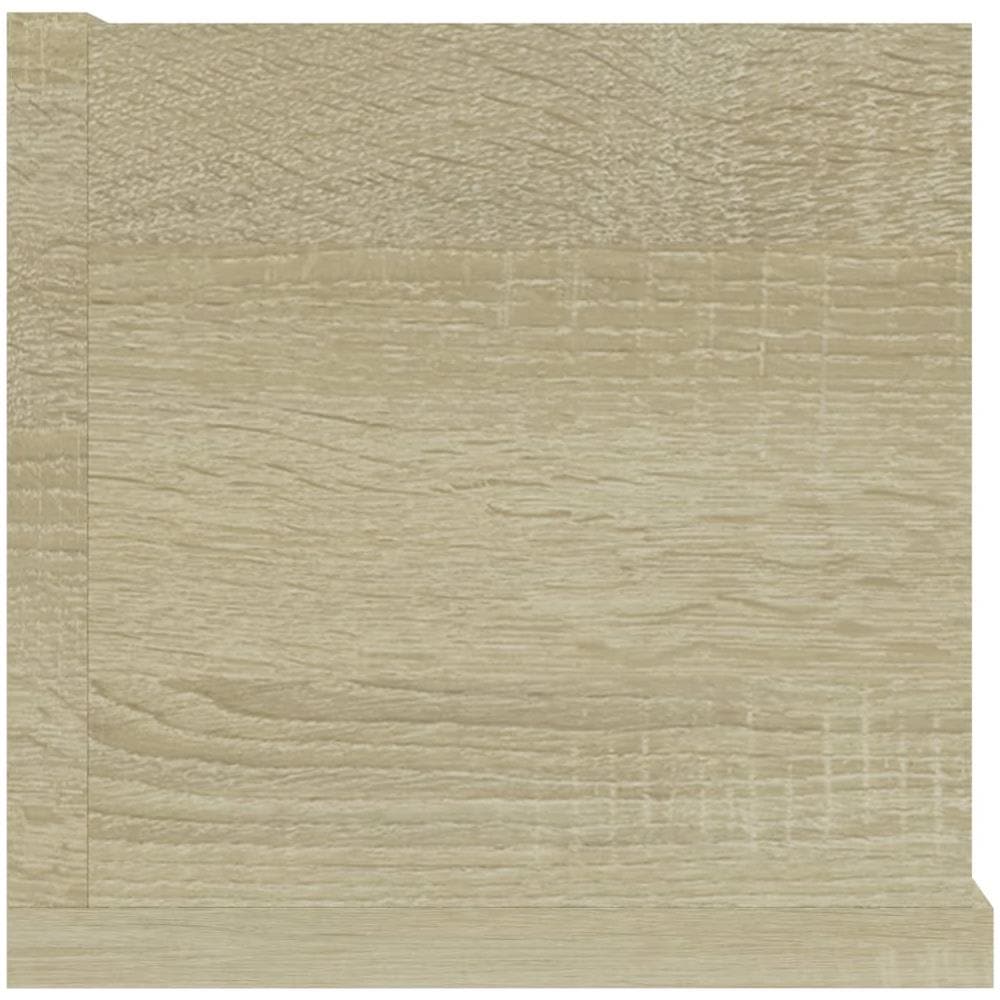 Scaffale Porta CD Parete Rovere Sonoma 100x18x18 cm Multistrato - Foto 11