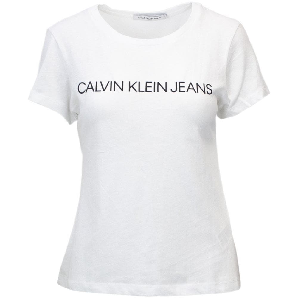 Marchio: Calvin Klein Jeans - Genere: Donna - Tipologia: T-colore: Bianco, Taglia: L - Foto 1