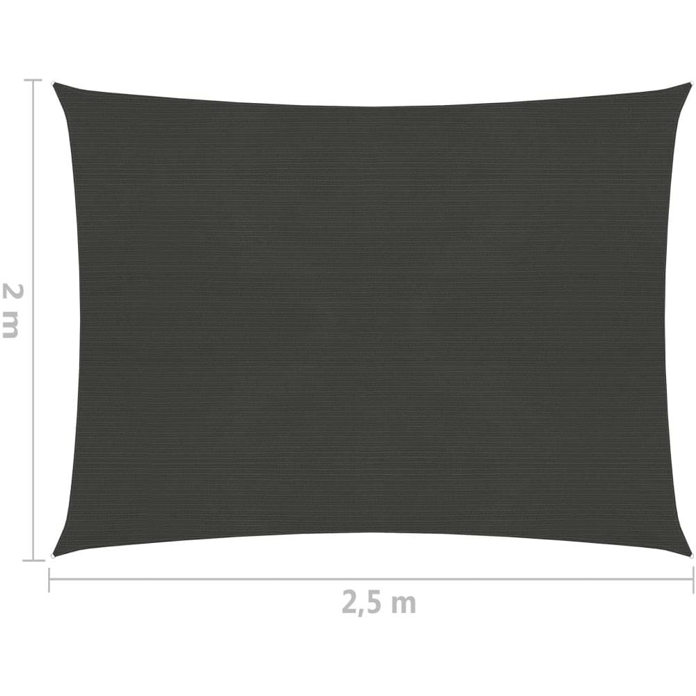 Vela Parasole 160 G / m Antracite 2x2,5 M In Hdpe - Foto 6